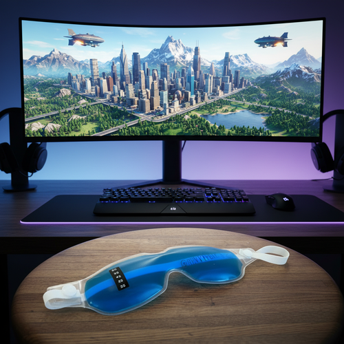 Gaming Mask on desk without box